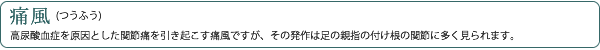 痛風と足
